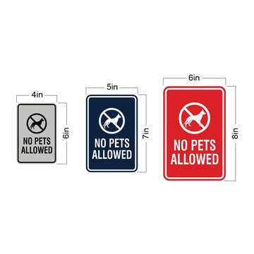 Signs ByLita Classic Framed No Pets Allowed Sign